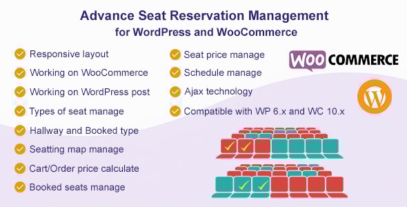 Advance Seat Reservation Management for WooCommerce