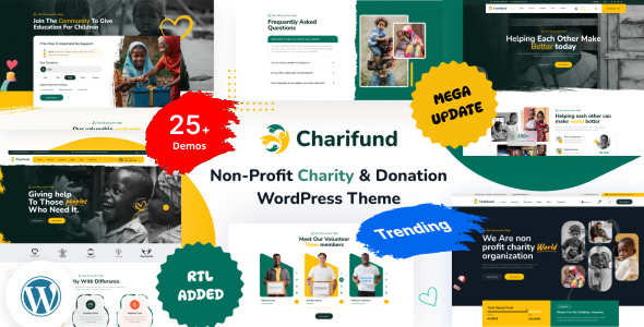 ChariFund – Charity WordPress Theme Multipurpose
