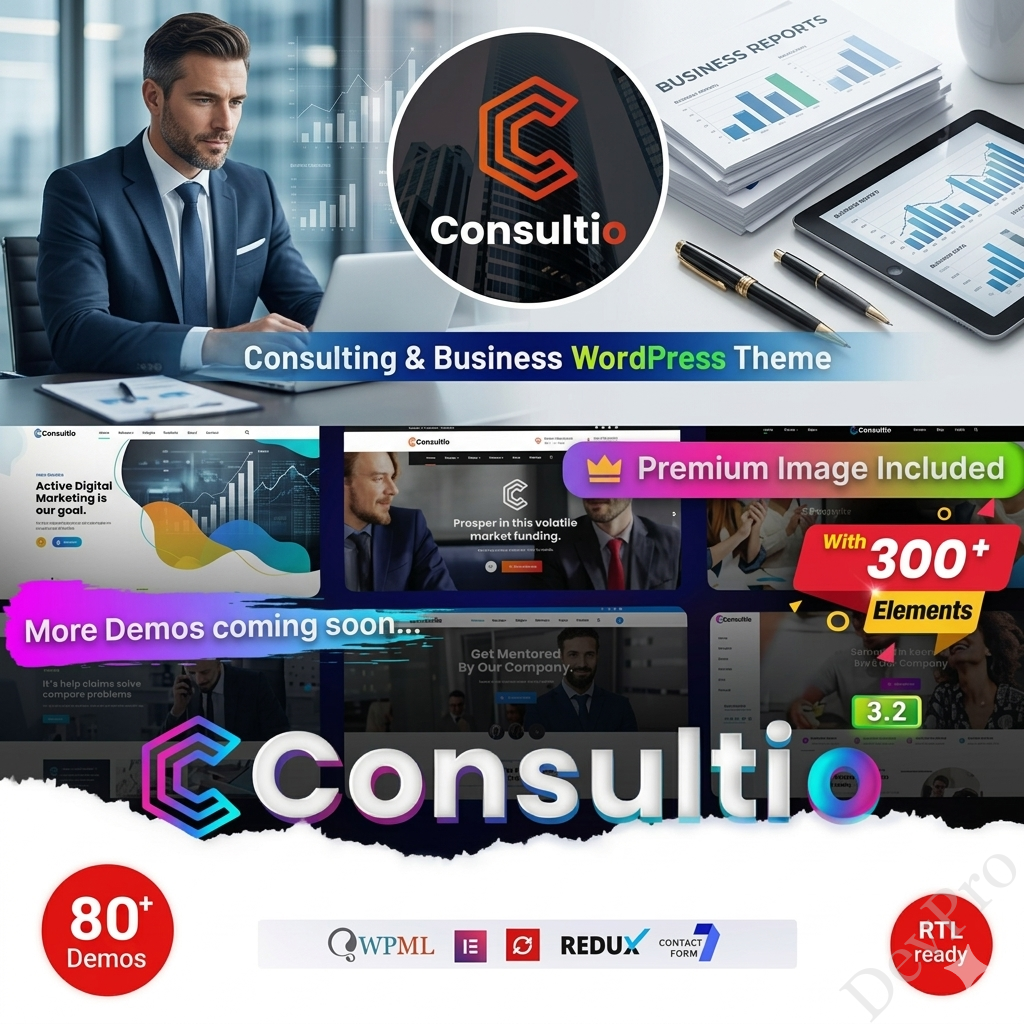 Consultio – Consulting Corporate WordPress Theme