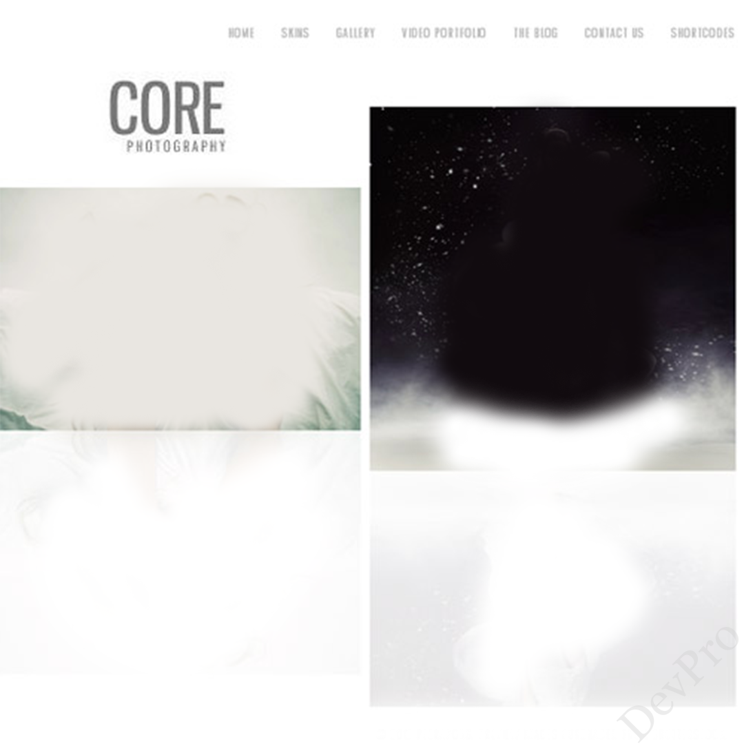 Core Minimalist Photography Portfolio