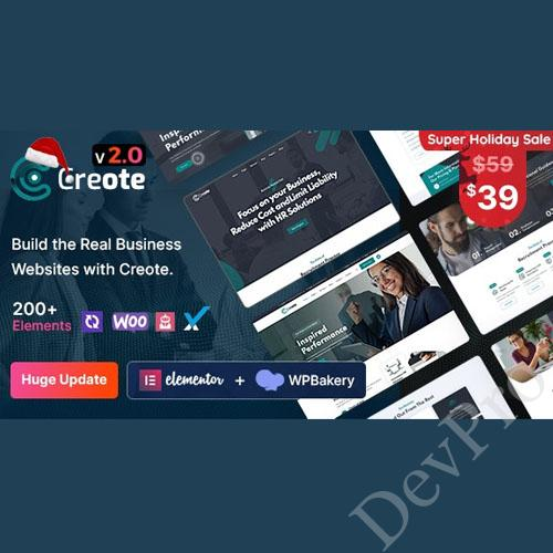 Creote – Corporate & Consulting Business WordPress Theme