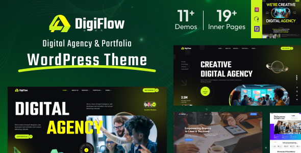 DigiFlow – Digital Agency WordPress Theme