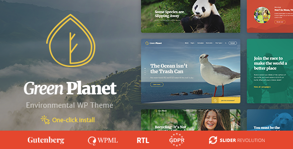 Ecology & Environment WordPress Theme