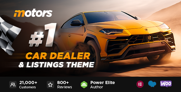  Motors – Car Dealer, Rental & Listing WordPress theme