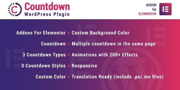 Countdown for Elementor
