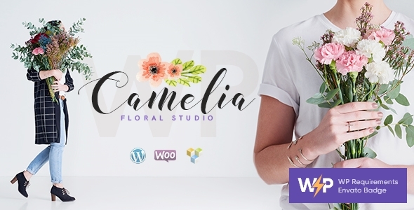 Camelia A Floral Studio WordPress Theme - Download GPL Version Preview