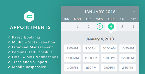 Gappointments Appointment Booking Addon Gravity Forms - Download GPL Version Preview