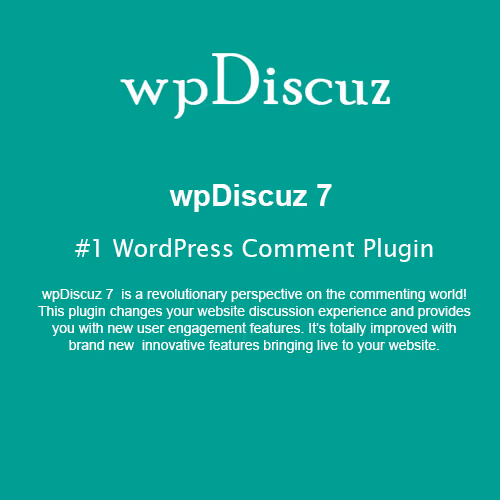 wpDiscuz 1 WordPress Comment Plugin - Download GPL Version Preview