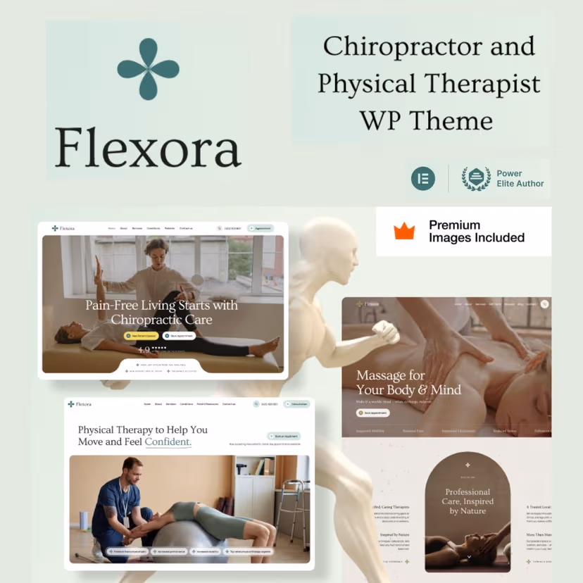Flexora Chiropractors Message And Physical Therapists WordPress Theme - Download GPL Version