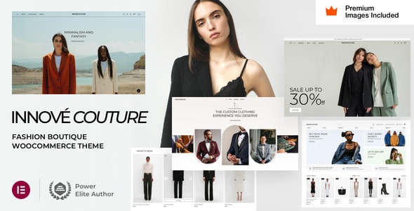 Innove Couture Clothing Ecommerce WordPress Theme - Download GPL Version