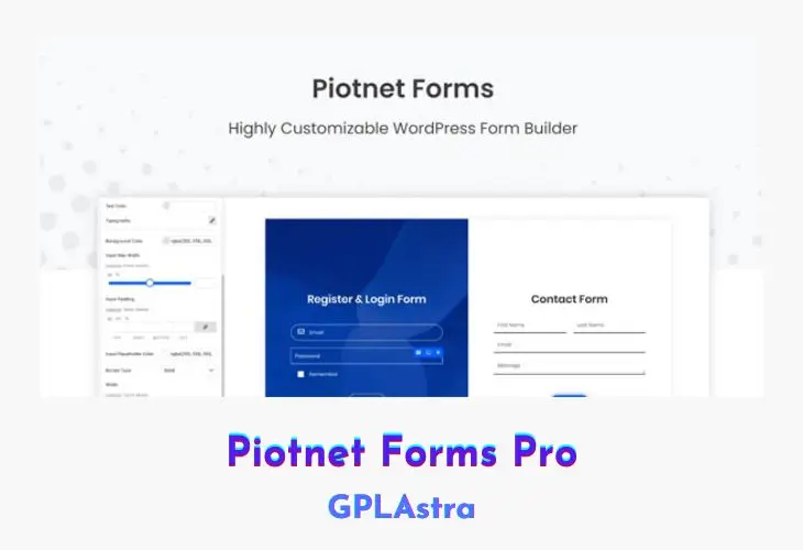 Piotnet Forms Pro  - Download GPL Version Preview