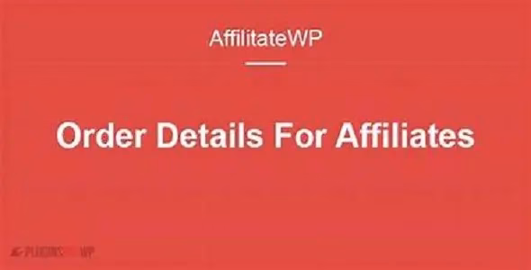 AffiliateWP Order Details Addon