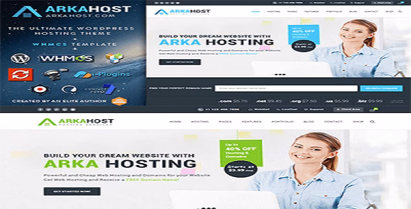 Arka Host – WHMCS Hosting, Shop & Corporate
