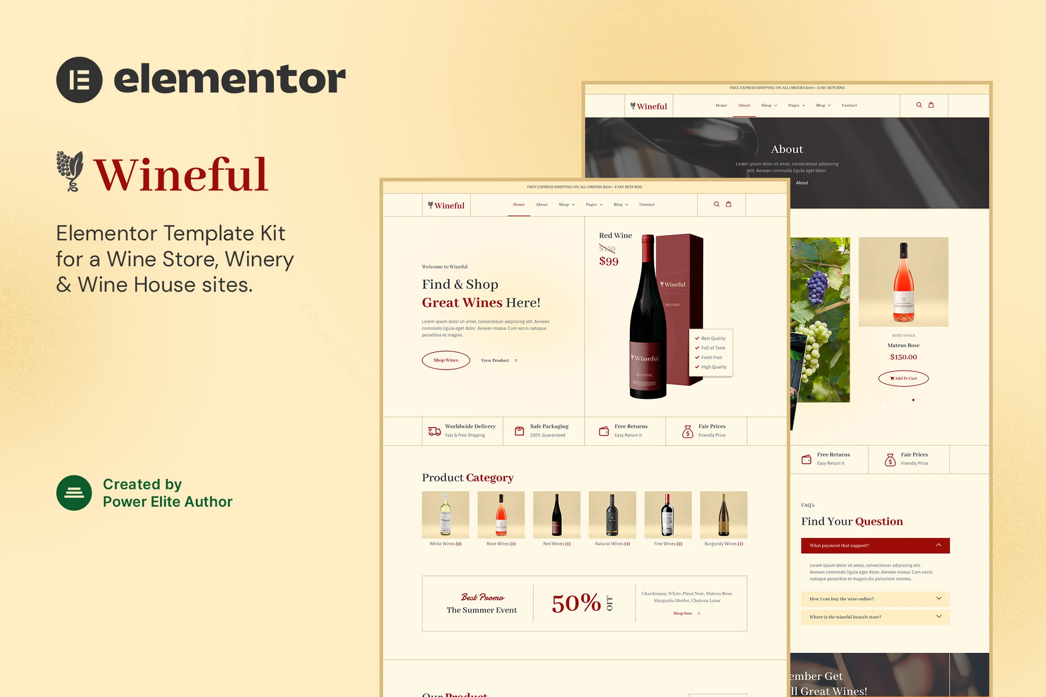 Charles - CV Resume Elementor Template Kit