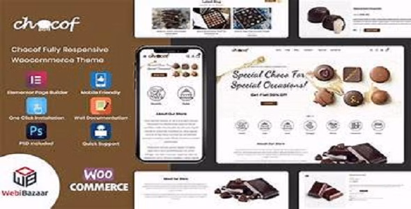 Chocof Chocolate Sweets & Candy WordPress