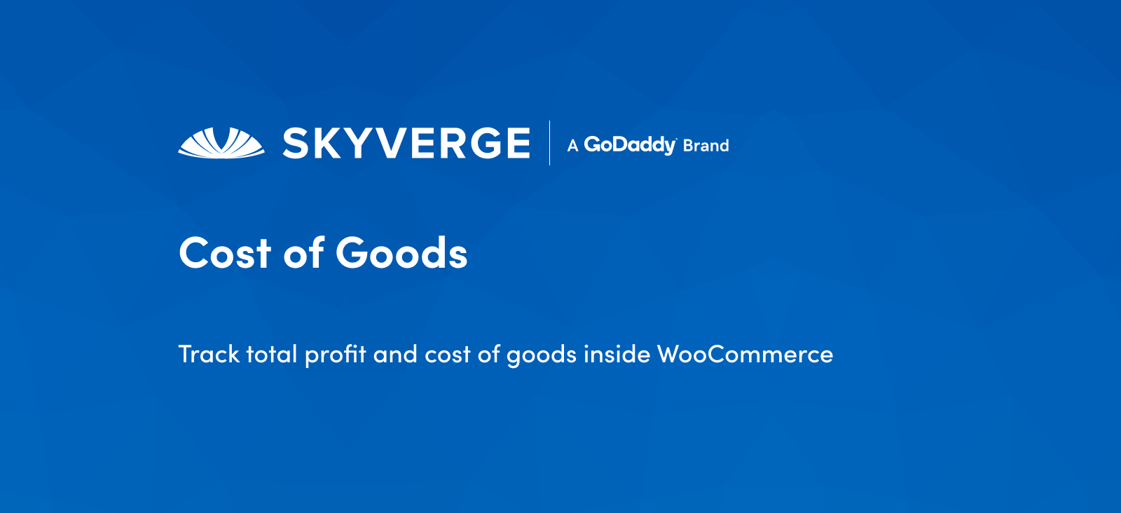 Cost Of Goods for WooCommerce