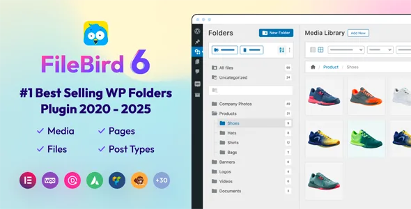FileBird WordPress Media Library Folders
