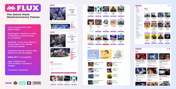 FLUX - Game Store WooCommerce