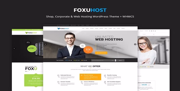 FoxuhHost Web Hosting WordPress Theme