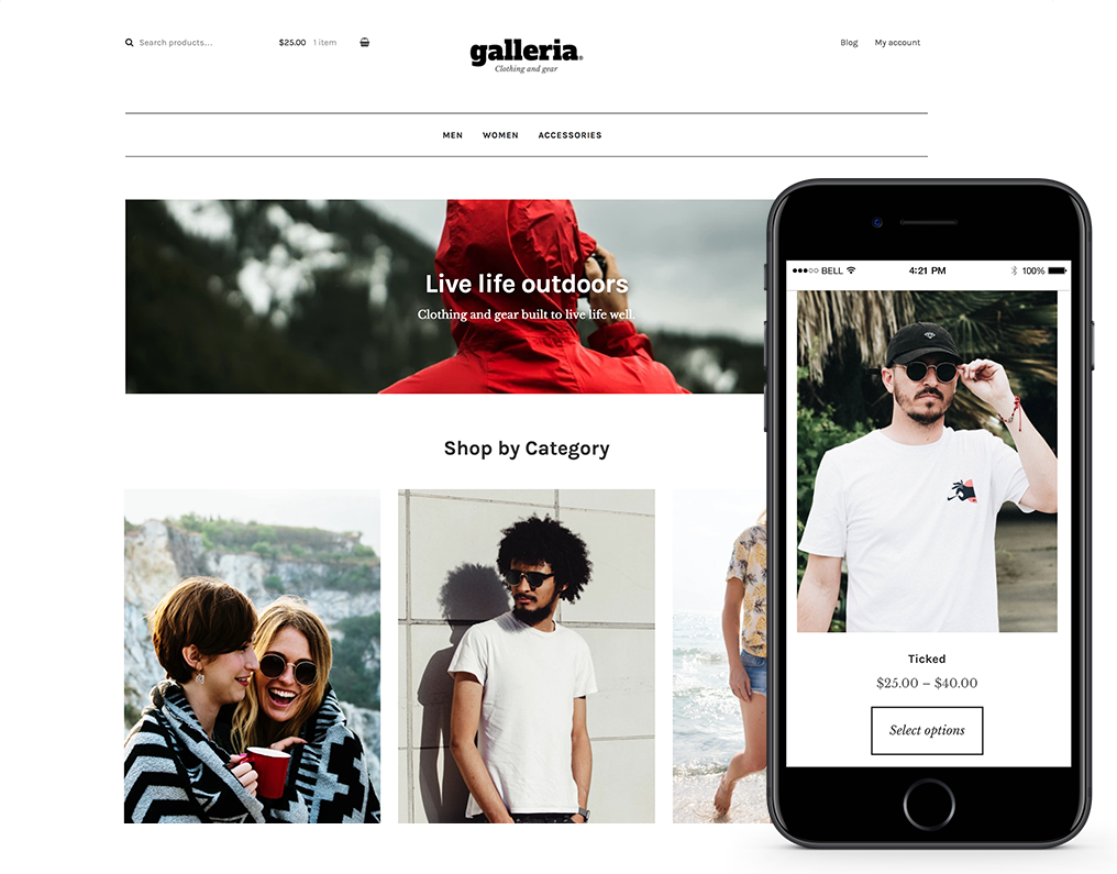 Galleria Themes for WooCommerce