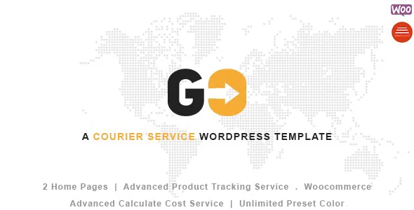GO Courier- Delivery Transport WordPress Theme