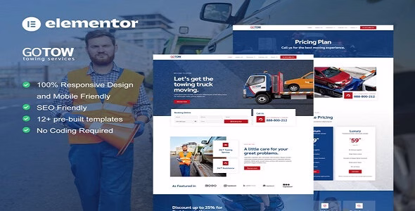 Gotow Towing Services Elementor Template Kit