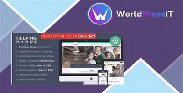 HelpingHand Charity/Fundraising Wordpress