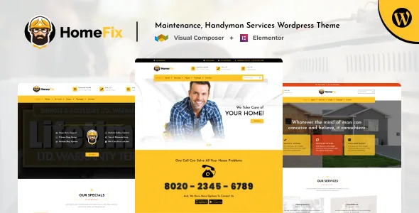 Home Fix Maintenance Theme