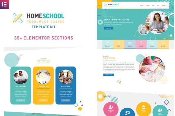 Home School - Elementor Template Kit