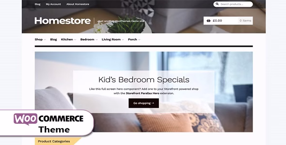 Homestore Storefront Theme for WooCommerce