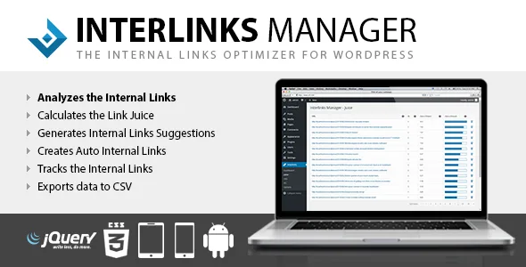 Interlinks Manager WordPress plugin