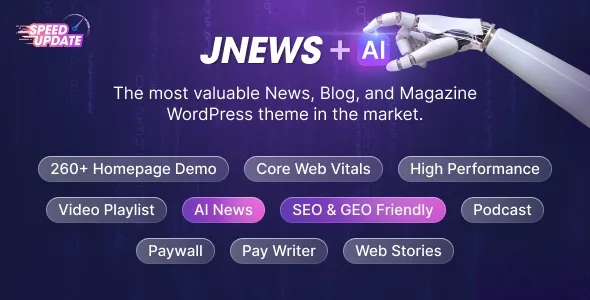 JNews – WordPress Newspaper Magazine Blog AMP