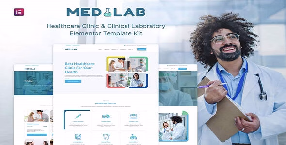 Medilab Healthcare & Clinical Laboratory Elementor Template Kit