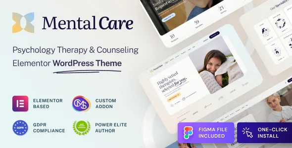 Mental Care - Therapy & Counseling WordPress Theme