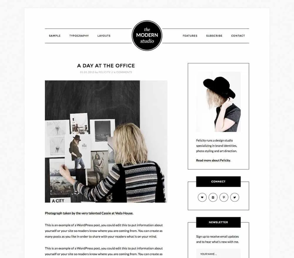 Modern Studio Pro Genesis WordPress Theme