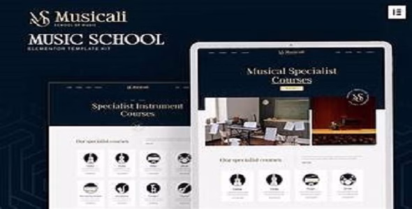 Musicy Music School Elementor Template Kit