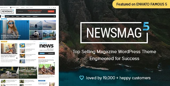 Newsmag News Magazine Newspaper WordPress
