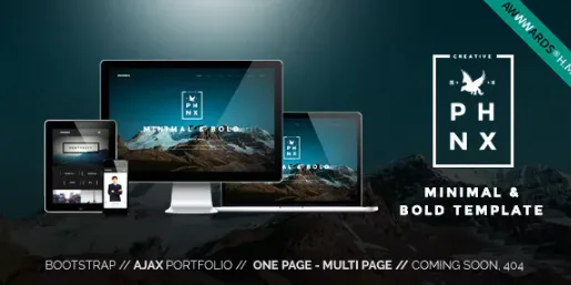 Phoenix - WordPress Minimal Multipurpose Portfolio with Visual Composer