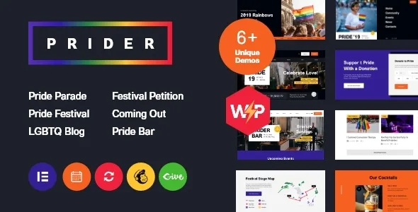 Prider | LGBT & Gay Rights Festival WordPress Theme