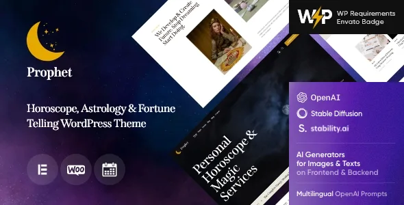 Prophet - Horoscope WordPress Theme