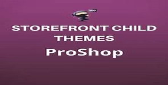 ProShop Storefront Child Theme for WooCommerce