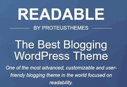 Readable WordPress Theme