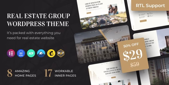 Reland Real Estate Group WordPress Theme