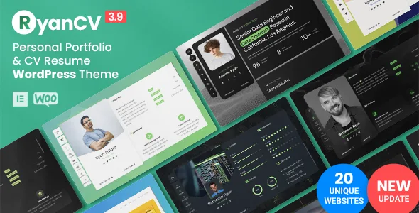 RyanCV Resume WordPress