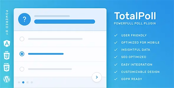 TotalPoll Pro Responsive WordPress Poll