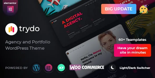 Trydo – Creative Agency & Portfolio WordPress Theme