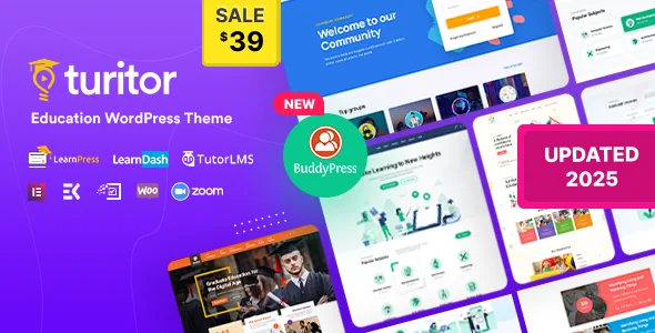Turitor - LMS & Education WordPress Theme