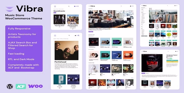 VIBRA Music Store WooCommerce