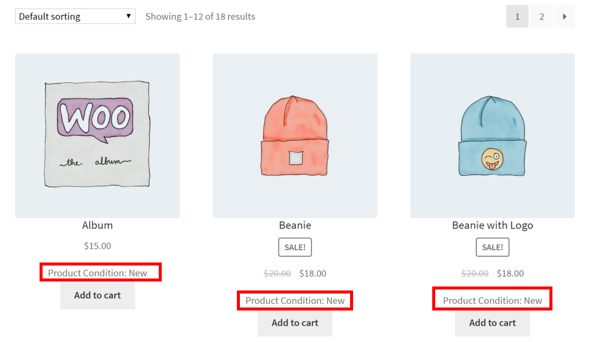 WooCommerce Product Condition for WooCommerce