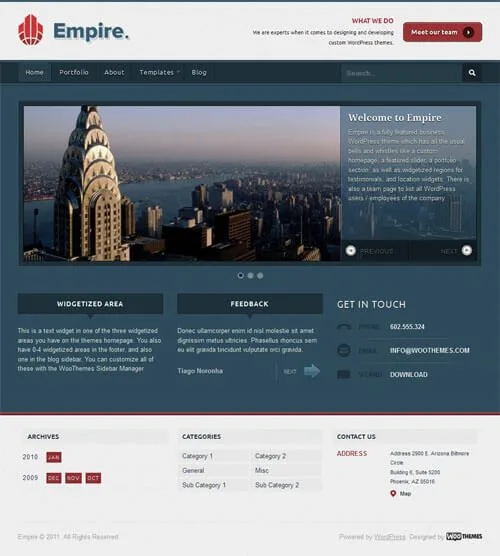 WooThemes Empire Premium Theme